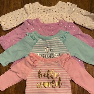 Long sleeve pack baby onesies